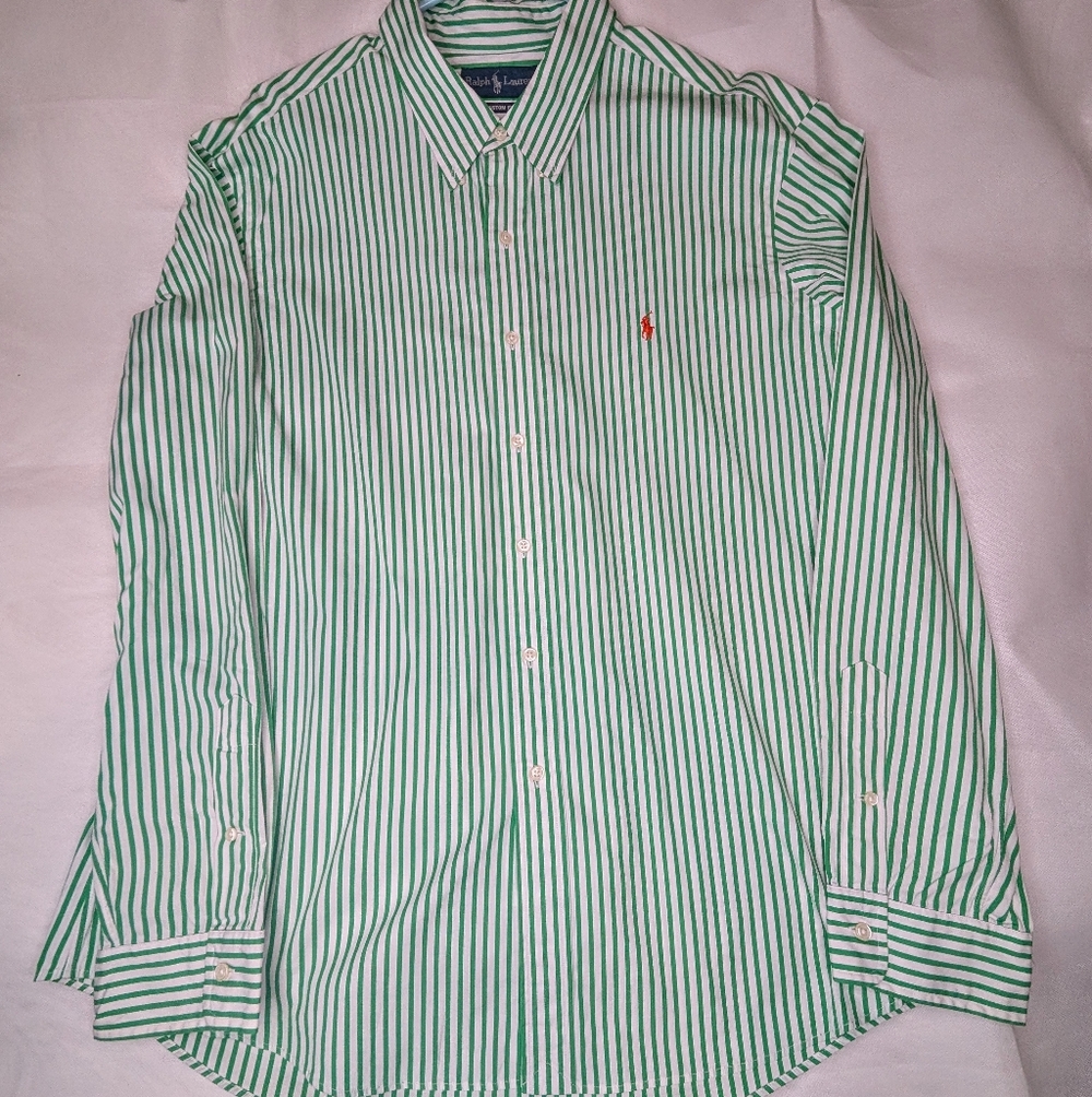 Ralph Lauren Custom Fit Oxford Button Down Shirt - Picture 2 of 9